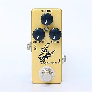 Mosky Golden Horse Guitar Effect Pedal OVERDRIVE True Bypass - Les Beatles, Paul McCartney, John Lennon, RIngo Starr, George Harrison