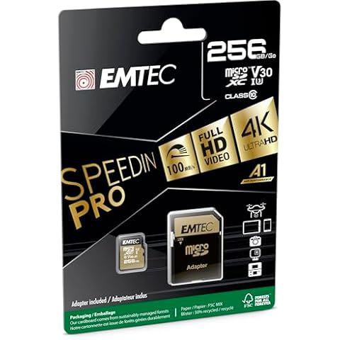 EMTEC Carte microSD 256 Go Cover