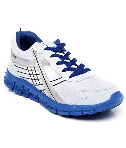 Sparx Men SM-200 White Royal Blue 