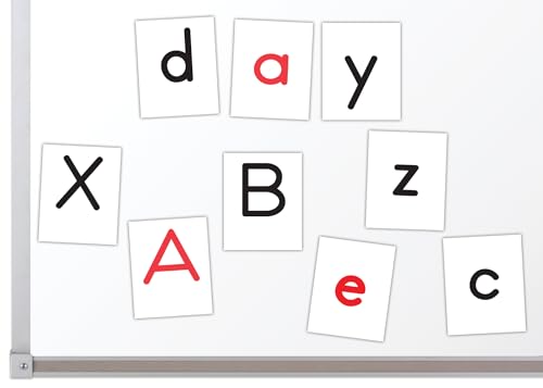 Lettres magnétiques alphabet PC-1421 avec code couleur pour l'école