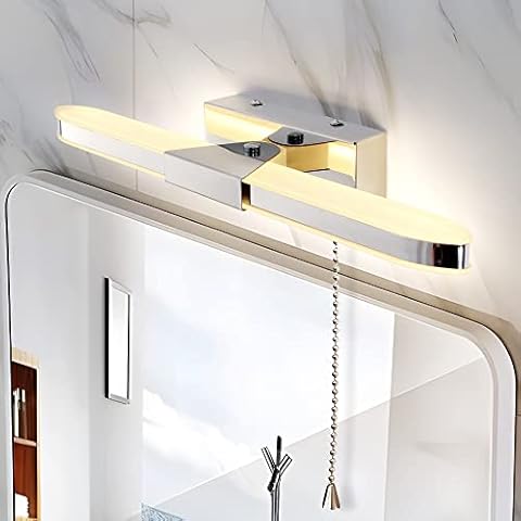 MantoLite LED Bathroom Wall Light with Zipper Cord, 40CM Picture Display Lamp Mirror Lighting Wall Sconce Fixtures for Hotel Restaurant Modern Reading Lamps Cover