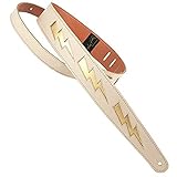 Henry Heller Guitar Strap (HPDB-BG), Gold, Large