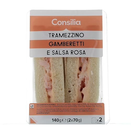 Consilia Tramezzino Gamberetti E Salsa Rosa, 140 g