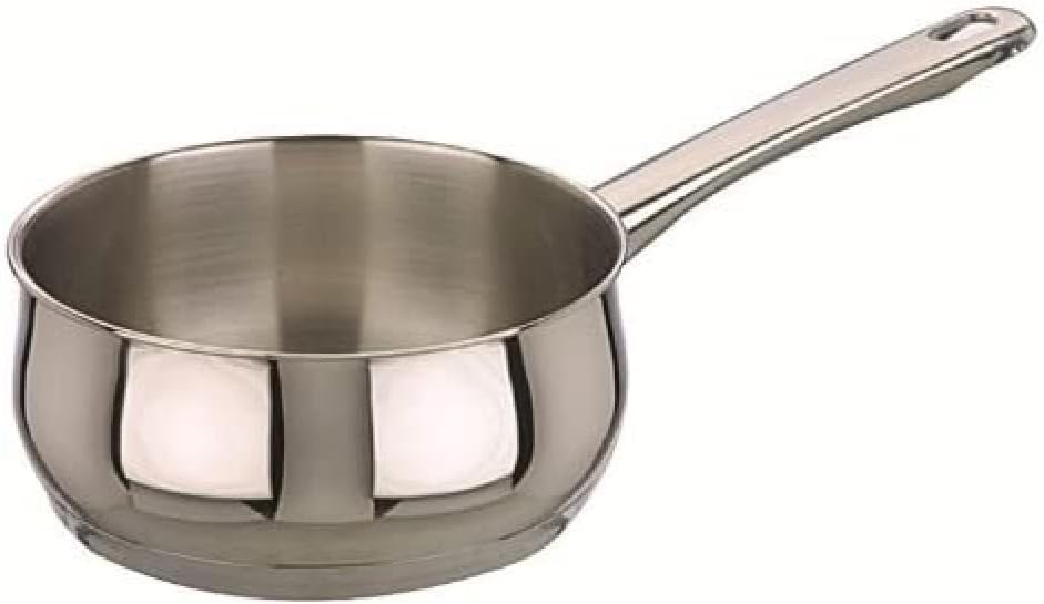 IBILI Saucepan Oslo Belly Shape 12 cm of Stainless Steel, Silver