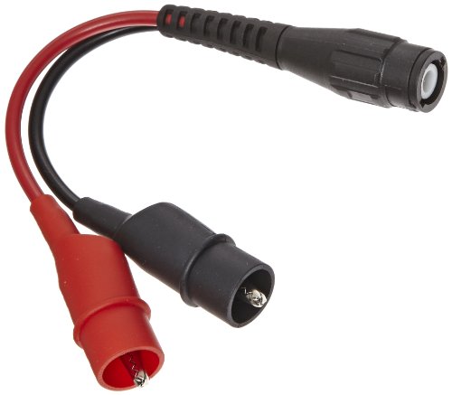 Fluke Networks 26501100 Linecord for TS100 TS90 Cable Fault Finder, BNC to Alligator Clips