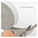 1/2pcs Self-Adhesive Sponge Seal Cuttable Waterproof Soundproof Windshield Impact Seal Door Frame Cabinet Wear Protection Tool(Gray 3cm 1 roll)
