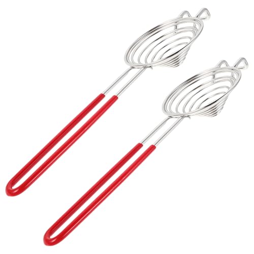 Frcolor 2個 ステンレス製エッグセパレーター コンパクト設計で卵白と卵を素早く離 耐久性のあるキッチンツール 家用ベーキング 調理用品