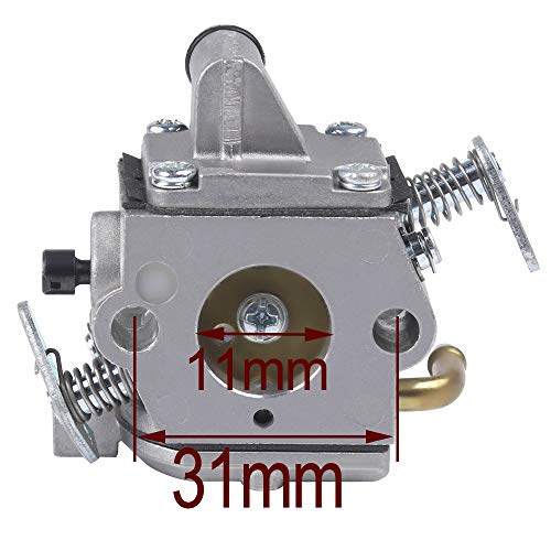 Butom MS170 Carburetor with Air Filter Tune Up Kit for 017 018 MS180 MS180C MS170C Chainsaw C1Q-S57A 1130 120 0603