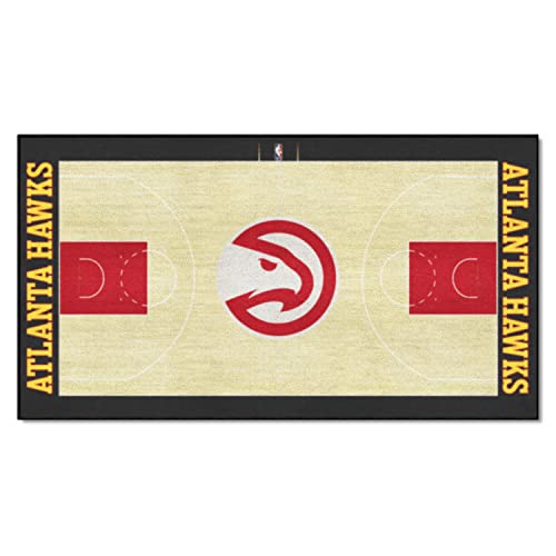 Fanmats 9197 Atlanta Hawks Large Court Runner Rug - 30In. X 54In. #TOP8