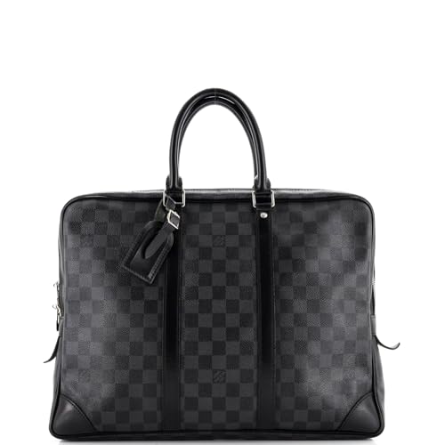 Pre-Loved Porte-Documents Voyage Briefcase Damier GM, Black