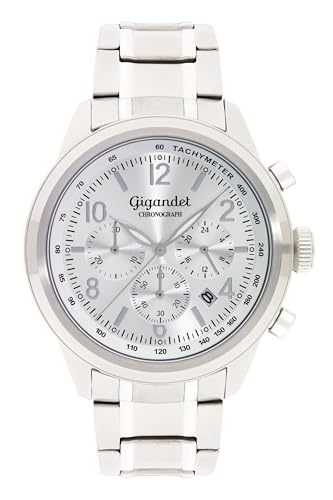 Montre quartz japonais Gigandet Hommes en acier inoxydable bracelet argenté 5VNAG25NE/002