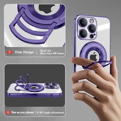 Coque iPhone 14 Pro Max MagSafe transparente anneau invisible