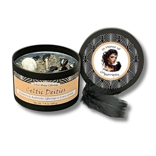The Morrigan Celtic Goddess Offering Candle