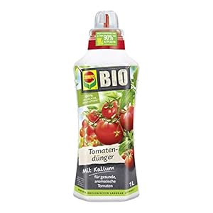 COMPO BIO Tomatendünger für alle Tomatenpflanzen, Natürlicher Spezial-Flüssigdünger, 1 Liter