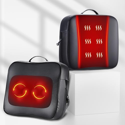 44% off - Back Massager for Pain Relief Deep Tissue with Heat - Shiatsu Kneading Back Massage for Chair, Neck...