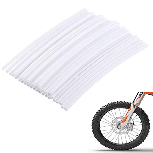 psler 72 PCS Wheel Rim Spoke Skins Covers Trim Wrap Cover Decoration Protector