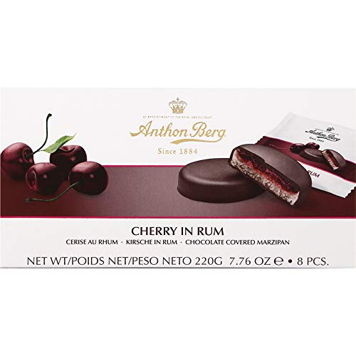 Anthon Berg Cherry in Rum Chocolate Covered Marzipan - 220 g