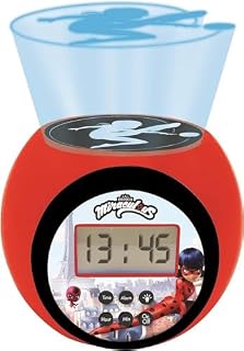 Lexibook - Budzik Lexibook Super Mario Projektor z funkcją drzemki i budzika .Podświetlenie nocne z timerem Wyświetlacz LCD. zasilanie bateryjne .RL977NI