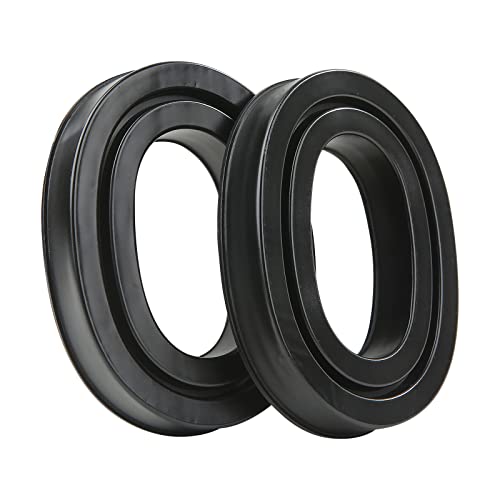 Gel Ear Seals for 3M Peltor X1A-X5A Headsets, Cooling Gel Ear Pads Earmuff Cushions for PROHEAR 037/033, ZOHAN EM042/ 033, TAC 100/300/ 500, Peltor 7004 with Sealed Bottom Shell