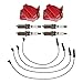 TRQ Ignition Coil and Spark Plug Kit 7 Piece Iridium Spark Plugs Compatible with 1996-1997 Chevrolet S10 1996-1997 GMC Sonoma 1996-1997 Isuzu Hombre