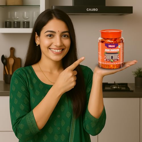 Image of Nilon's Johar Jharkhand Mixed Pickle (475g) Homemade Aachar | Spicy & Tangy Pickle in Authentic Jharkhand Style with Raw Mango, Lemon, Mustard Oil & Spices with No Added Artificial Colour