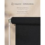 Graywind Blackout Motorized Roller Shades with Remote, Custom Fit - Image 3