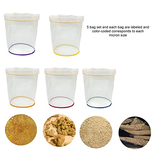 mewmewcat 5pcs 5 Gallon Filter Bubble Herbal Ice Essence Extractor Kit miniatura 2