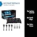 TRQ Ignition Coil and Spark Plug Kit 4 Piece Iridium Spark Plugs Compatible with 2007-2013 Nissan Altima 2008-2013 Rogue 2007-2012 Sentra
