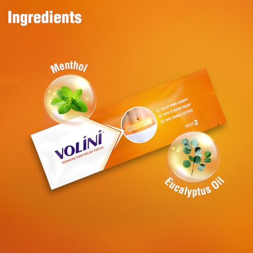 Image of Volini Feminine Pain Relief Patch | Relief from Cramps | Pack of 2