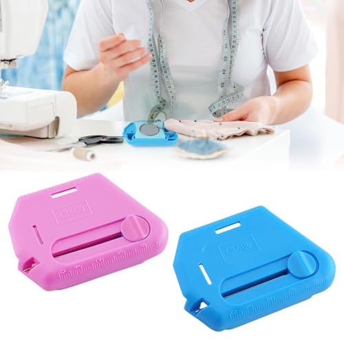 virkwuy 2 Stück Magnetische Nahtführung Magnetic Seam Guide Magnetischer Nahtführer Magnetische Nähführung für Nähstichpositionierung Schneiden und Spleißen für Nähmaschinen Flachbetten