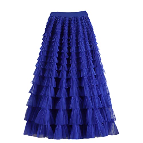 Robe longue en tulle pour sublimer la silhouette féminine en rouge intense 40