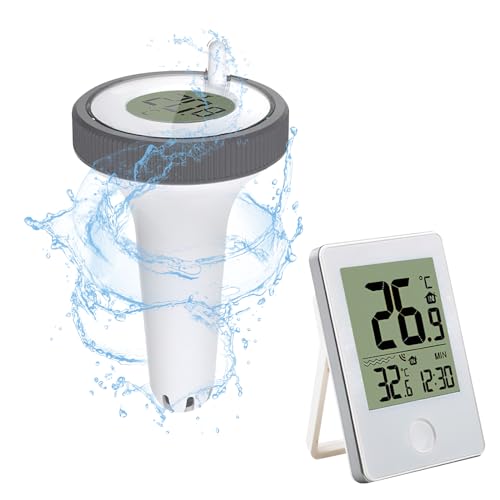HENGBIRD Pool-Thermometer schwimmende, poolthermometer schwimmend, leicht...