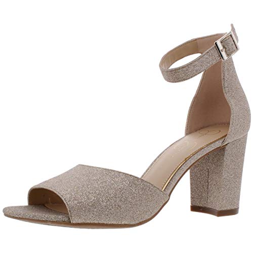 Jessica Simpson Women's Sherron Ankle Strap Block Heel Sandals