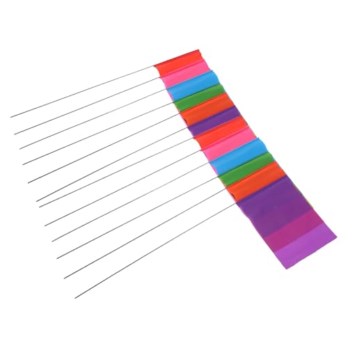 Drapeaux de jardin en polyester résistant aux intempéries pour balisage paysager durable