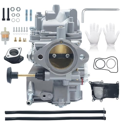 Triumilynn Warrior 350 Carburetor for Yamaha YFM350 1987-2004 / Yamaha Big Bear 350 1987-1998 Carb Carburateur w/Intake Manifold