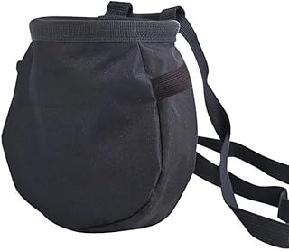 Bolsa de tiza con cinturón, color negro, 19 x 15 cm