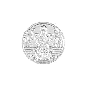 Silverwala 999.9 Silver Purity Lakshmi 1 Gram Coin