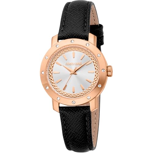 Roberto Cavalli Orologio Analogico Al Quarzo Donna Con Cinturino In Pelle Rc5L125L0035