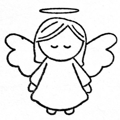 ZAcheR-fineT Tampon Encreur Motif Ange Gardien – Tampon Image