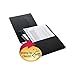 Smead Frame View Poly Two-Pocket Folder, Letter Size, Black, 5 Per Pack (87705) (Pack of 1)