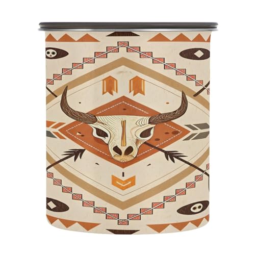 Contenedor hermético para café de acero inoxidable 17 oz miniatura 2