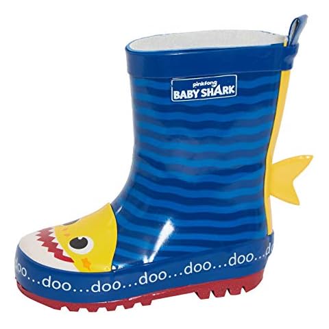 Pinkfong Baby Shark 3D Rubber Wellington Boots Cover