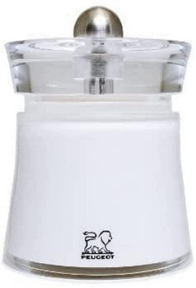 Peugeot25793 Bali 3 Inch Salt Mill, White