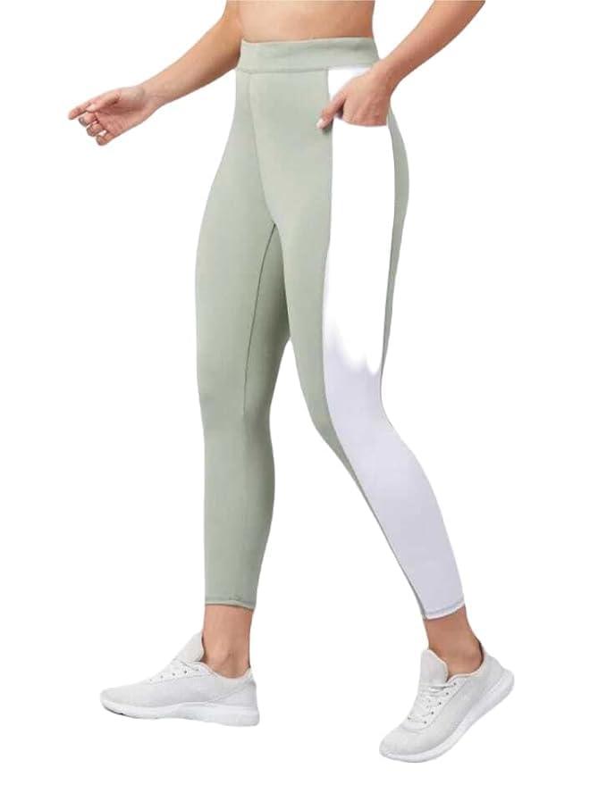 CRISLEX KGN High Waist Gym Pants for Women Workout – Squat-Proof, Stretchable Yoga Jeggings Pants | Comfortable Sports Leggings for Workout - Active wear for Women Gym (KGN HUB Leggings - L)-image-42