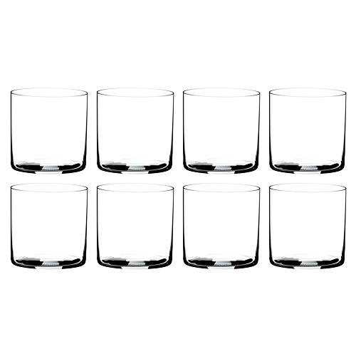 Riedel O Crystal Dishwasher Safe Stemless WaterWine Tumbler Glasses 8 Pack