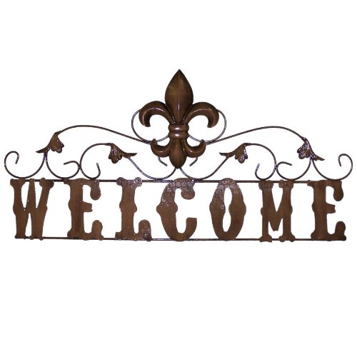 LL Home Metal Sign with Fleur De Lis Amazon.in