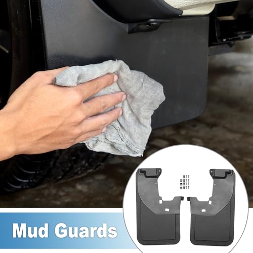 Image of Mud Flap Splash Guard with Mount Accessories Rear Side Mud Guard for Ford Bronco 2021-2024 (Set of 2)
