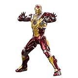 HiPlay ZD Toys Collectible Figure Full Set: Anniversary Series Non-Luminous Version: Iron Man MK17 (1906-17), 1:10 Scale Miniature Action Figurine BFGGTXMK17
