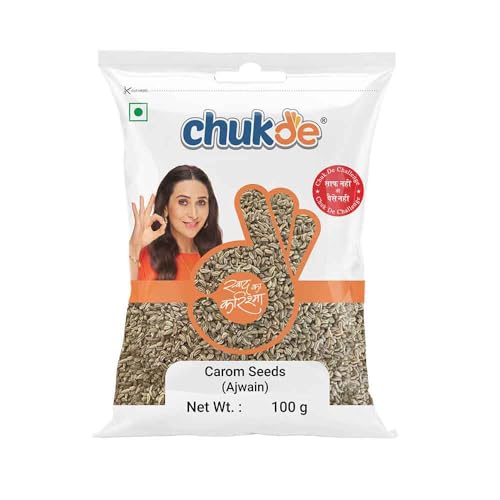 Image of Chukde Spices Ajwain Sabut | Whole Ajwain Seeds | Carom Seeds | Ajamo 100g