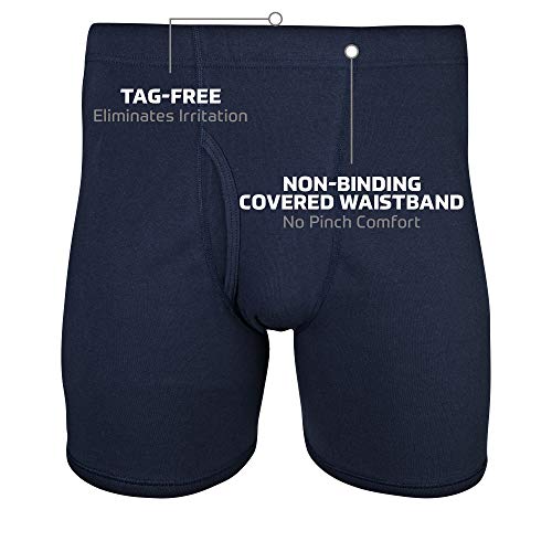 Gildan Men's Underwear Covered Waistband Boxer Briefs, Multipack2